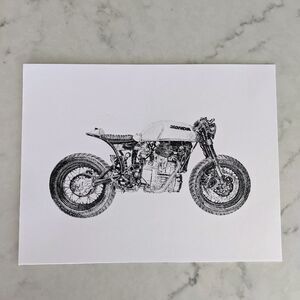 Honda Cafe Racer Art Print